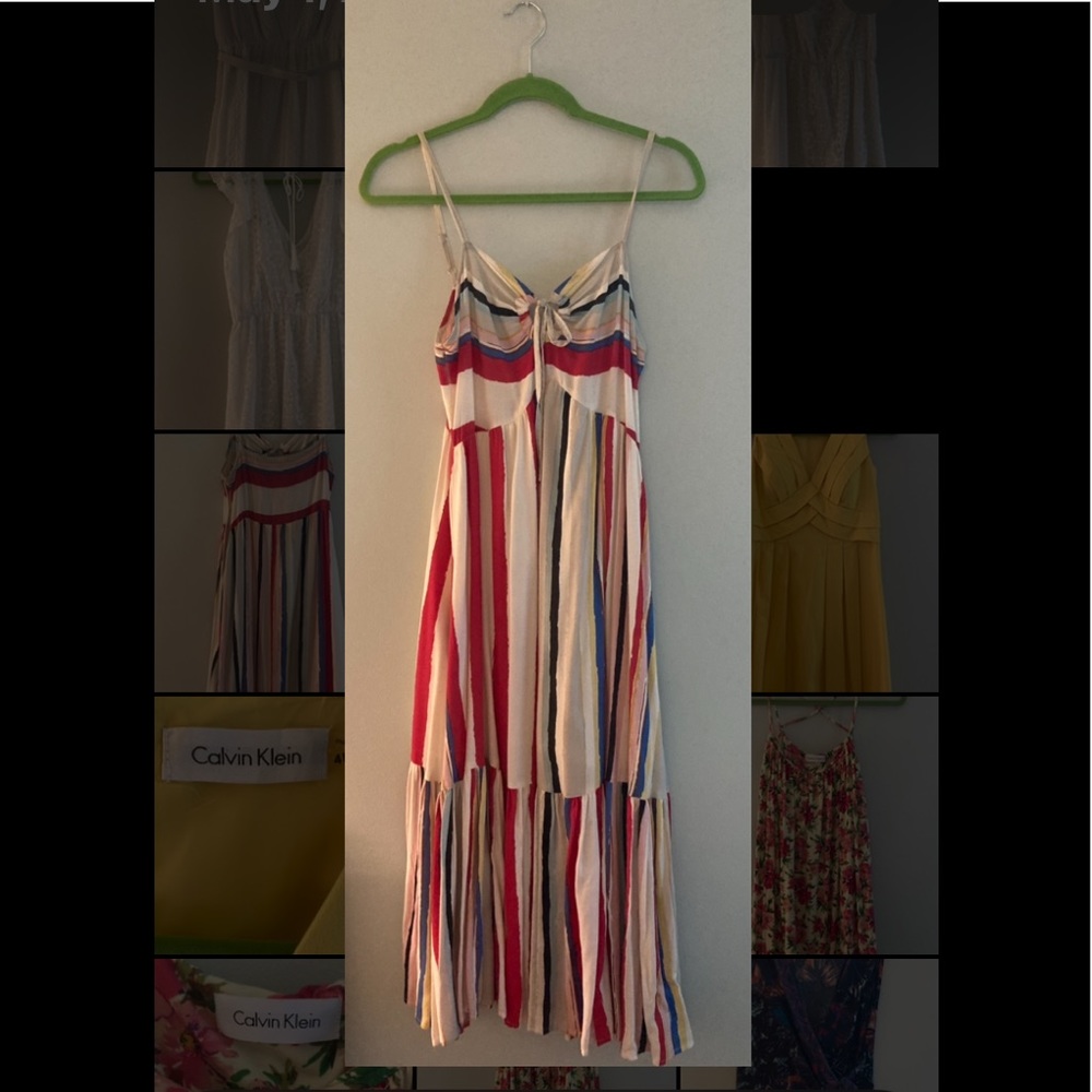 Multi color maxi dress